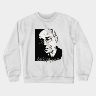 Portrait of Saramago. Crewneck Sweatshirt